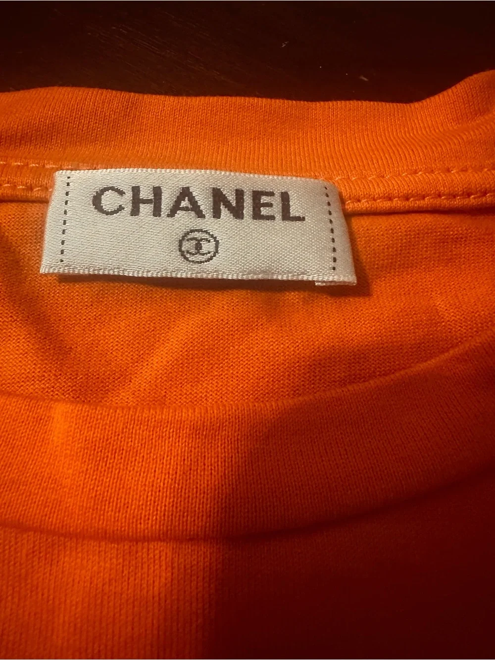 CC Orange Graphic Logo Crew Neck T-Shirt
